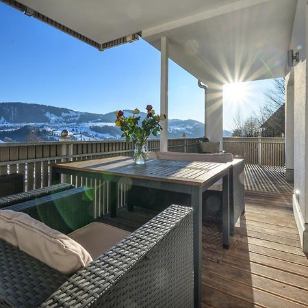 Haus "Bergblick" Ferienwohnung Hochgrat Oberstaufen Mit 2 Schlafzimmer Εξωτερικό φωτογραφία
