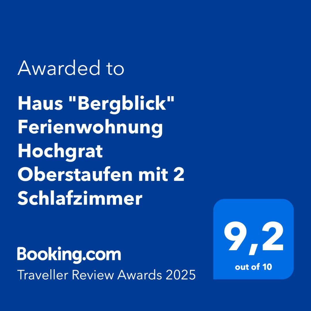 Haus "Bergblick" Ferienwohnung Hochgrat Oberstaufen Mit 2 Schlafzimmer Εξωτερικό φωτογραφία